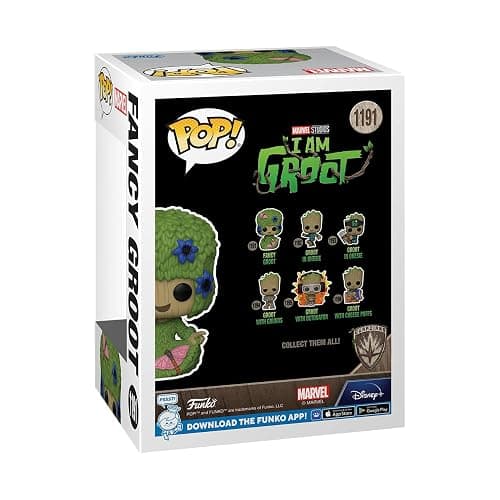 Funko POP! Marvel: Guardians of the Galaxy - Fancy Groot | Official Superheroes Merch - Collectable Vinyl Figurine for Shelf Display - Birthday Gift Idea for Fans and Collectors thumbnail 4