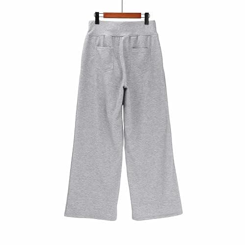 Ikevan Girls Oversized Wide Leg Sweatpants Drawstring Kids Baggy Straight Leg Track Pants Casual Plain Pockets thumbnail 4