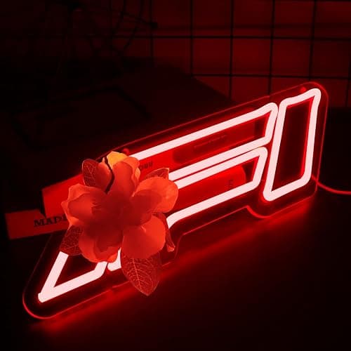 Racing Neon Signs for Wall decor Racing Sports Led Lights sign for Man Cave Beer Bar Garage Art Wall DecorativeChristmas Birthday Party Gift16.1 * 4.8inch thumbnail 2