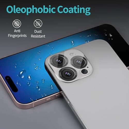 PEHAEL 2+2Pack for iPhone 15 Pro Privacy Screen Protector with Camera Lens Protector Full Coverage Anti-Spy Tempered Glass Film 9H Hardness Easy Installation Bubble Free [6.1 inch] thumbnail 7