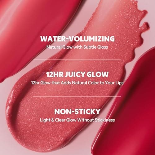 TIRTIR [*Mini Size Waterism Tinted Lip Gloss #06 Honey Nut, 0.06 Fl Oz – Kiss Ready Lipgloss, 12H Long Lasting Non Sticky Natural Tinted Glow Korean Multiuse Cheek and Lip Tint for Women gift thumbnail 2