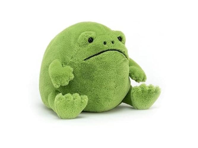Jellycat Ricky Rain Frog - L: 16 cm x l: 17 cm x h: 13 cm - Image 1