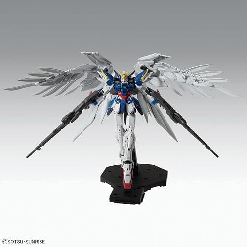 Bandai Hobby - Gundam Wing: Endless Waltz - Wing Gundam Zero (EW) Ver. Ka MG 1/100 Model Kit thumbnail 6