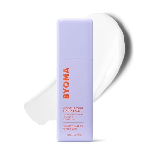 BYOMA Moisturising Rich Cream, Face Moisturiser for Dry Skin (50ml) | Barrier Repair Formula with Tri-Ceramide and Shea Butter - Nourishes Dry Skin and Reduces the Appearance of Fine Lines - Image 1