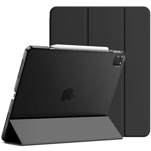 JETech Case for iPad Pro 12.9-Inch (2020/2018 Model, 4th/3rd Generation), Compatible with Pencil, Cover Auto Wake/Sleep (Black) - Image 1