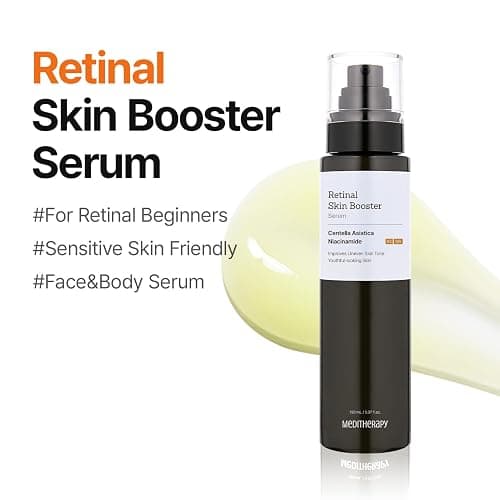 MEDITHERAPY Retinal Skin Booster Serum – Beginner Friendly Non-Irritating Retinaldehyde for Face and Body – Anti-Aging Retinol Pore Minimizer for Blemish Prone Skin– Korean Skin Care, 5.07 Fl.Oz Large thumbnail 2