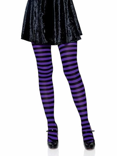 Leg Avenue Women's Nylon Striped Tights - Image 1