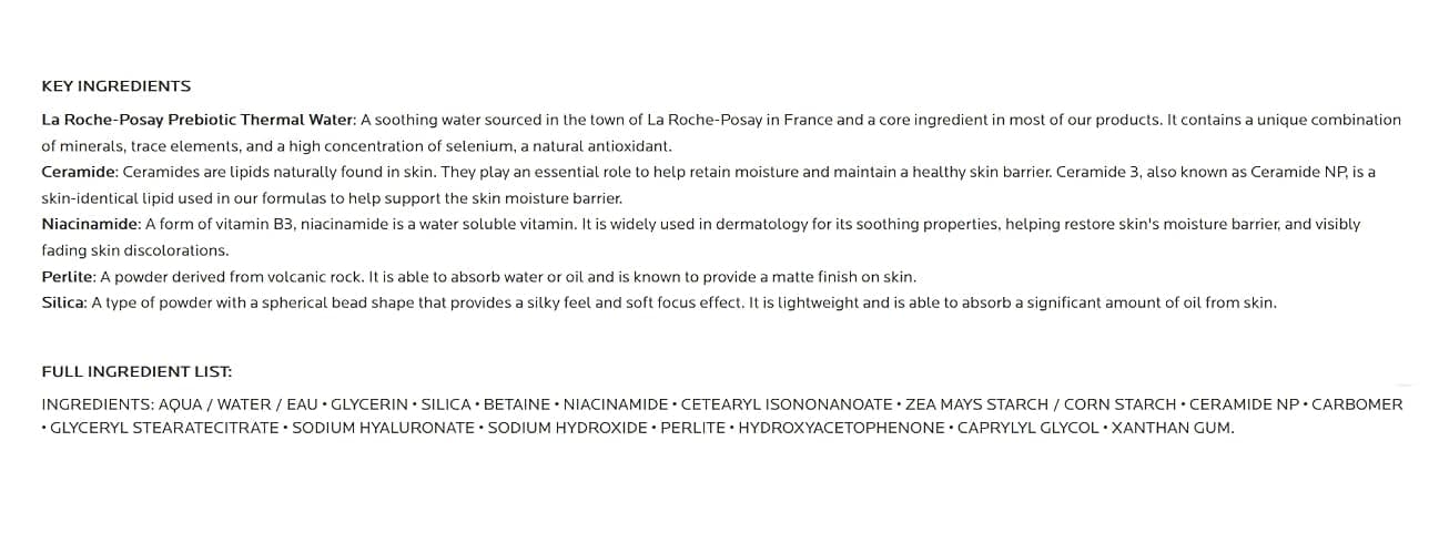 La Roche-Posay Toleriane Double Repair Matte Face Moisturizer, Daily Moisturizer For Oily Skin With Ceramide And Niacinamide For All Skin Tones, Oil Free, Non-Comedogenic, Available with SPF 30 thumbnail 8