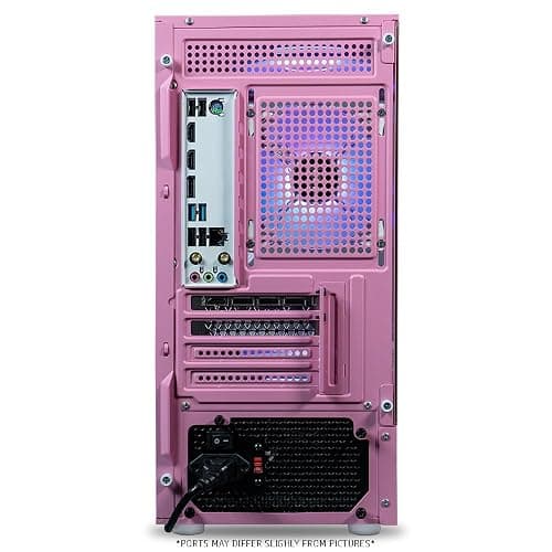 ViprTech Stryker 1.0 Gaming PC - AMD Ryzen 7 (4.1GHz Turbo), RX 580 8GB, 32GB DDR4 3200, 1TB NVMe SSD, 700W PSU, WiFi BT, Win 11 Pro, RGB, Desktop Computer Prebuilt, Pink thumbnail 7
