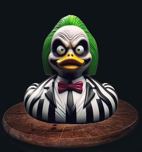 Generic Classic Horror Movie Character Duck, Halloween Horror Movie Duck, Office Desktop Car Dashboard Decoration (E) thumbnail 4