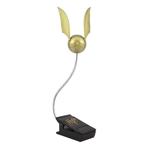 Paladone Golden Snitch Harry Potter Themed Reading Light with Lumi Clip | Battery Powered - Image 1