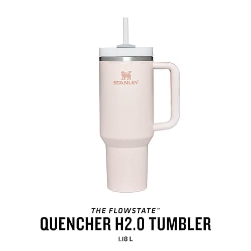 Stanley Quencher H2.0 Flowstate Borraccia Con Cannuccia - Freddo Per 9-11 Ore - Con Ghiaccio Per 40-48 Ore - Senza BPA - Tazza Termica Con Manico thumbnail 3