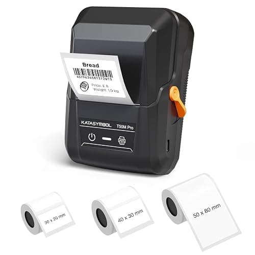 SUPVAN T50M Pro Version 2 Bluetooth Label Maker Machine with 3 Tapes, Wide Waterproof Label, Versatile App with 30+ Fonts and 660+ Icons, Inkless Labeler for Home, Kitchen, School, Office Organization - Image 1