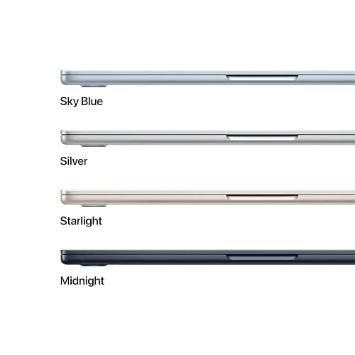 Apple 2026 MacBook Air 13-inch Laptop with M5 chip: Built for AI, 13.6-inch Liquid Retina Display, 16GB Unified Memory, 512GB SSD, 12MP Center Stage Camera, Touch ID, Wi-Fi 7; Midnight thumbnail 3