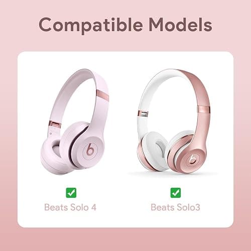 Case for Beats Solo3 /Solo 4 On-Ear Headphones, Portable Travel Hard Shell Storage Bag (Rose Gold) thumbnail 2