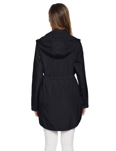 Avoogue Women's Long Raincoat with Hood Outdoor Lightweight Windbreaker Rain Jacket Waterproof thumbnail 3
