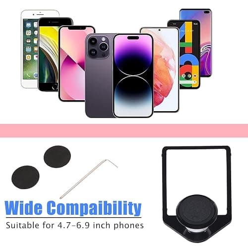 HAPPYHORSE for BMW 4 Series 3 Series M4 F36 F35 F34 F33 F32 F31 F30 F23 F22 F82 F80 2013-2019 Car Accessories Alumium Alloy Mobile Phone Holder Trim (Black) thumbnail 4