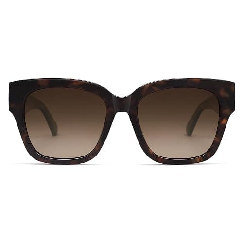 SOJOS Trendy Polarized Square Sunglasses Womens,Retro Oversized Women Thick Sun Glasses SJ2217 - Image 1