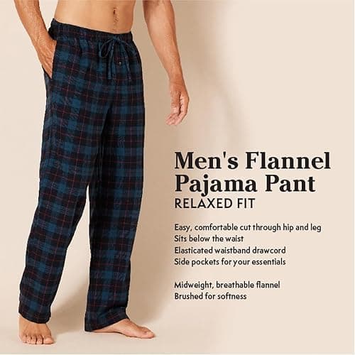 Amazon Essentials Mens Flannel Pajama Pant (Available in Big & Tall) thumbnail 2