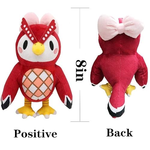 Ycixri Animal Crossing New Leaf Plush Toy Suitable for Collection, Animal Crossing: New Horizons Stuffed Owlette Doll Toy for Boy Girl Christmas Halloween Birthday Gift, 8“ (Celeste) thumbnail 2