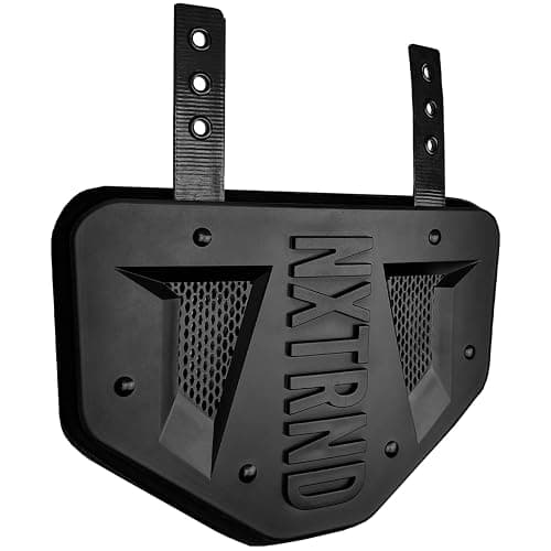 Nxtrnd Football Back Plate, Professional Football Backplates for Shoulder Pads, for Adult & Youth - Adult - Matte Black - Image 1