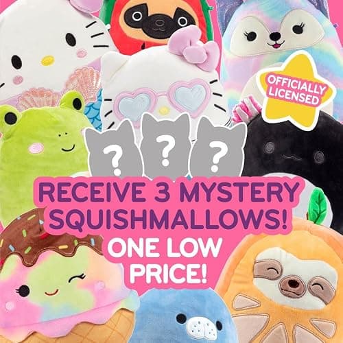Squishmallows Mystery 8-Inch 2-Squish Value Pack - Get Two Small Official Jazwares Plush for Less - Collectible Soft & Squishy Stuffed Animal Toy - Gift Set for Kids, Girls & Boys thumbnail 2