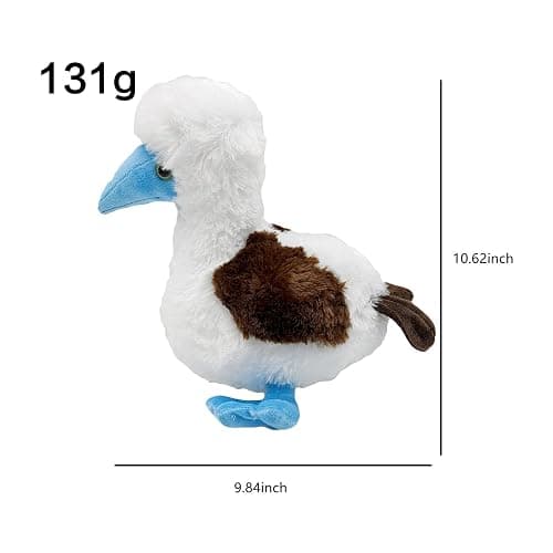🌟 Blue Footed Booby Plush Toy, 10.62inch Super Soft and Cute Blue Footed Booby Stuffed Animal Toys Fun Kids Gift Home Decor thumbnail 2