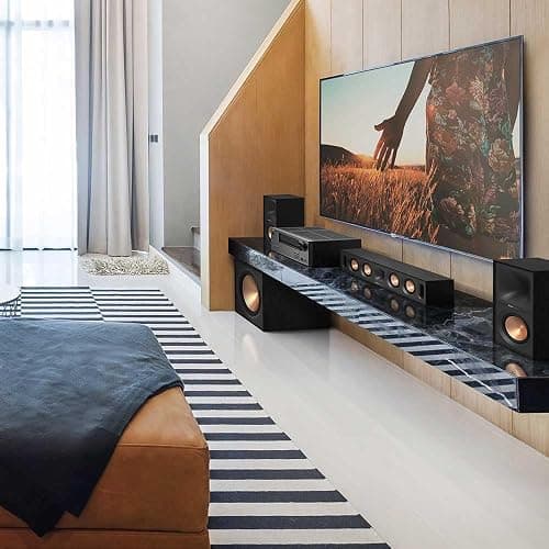 Klipsch Reference Next-Generation R-50M Horn-Loaded Bookshelf Speakers with 5.25” Spun-Copper Woofers for Best-in-Class Home Theater Sound in Black thumbnail 8