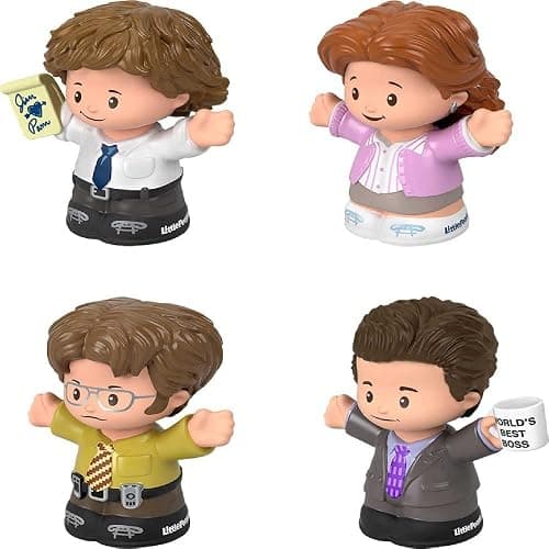 Little People Collector The Office US TV Show Special Edition Set for Adults & Fans, 4 Figures in Display Package thumbnail 7