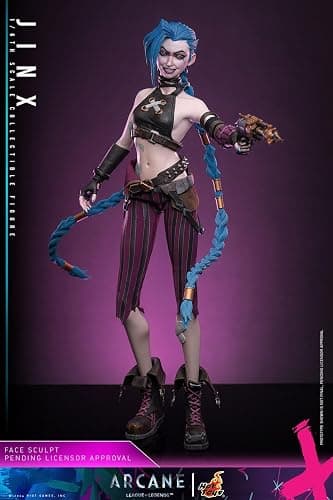 Hot Toys TMS137 LOL: Arcane Jinx 1/6 Scale Collectible Figure thumbnail 7