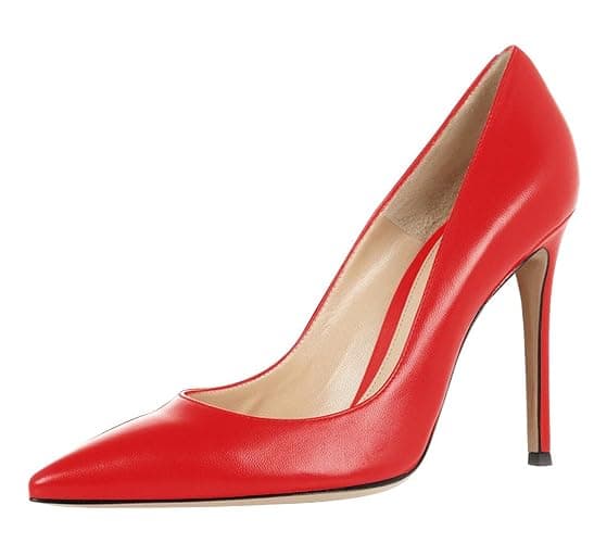 EDEFS Escarpins Pointus - Talons Hauts Femme 10 cm Talon Aiguille | Chaussures de Bureau & Soirée thumbnail 2