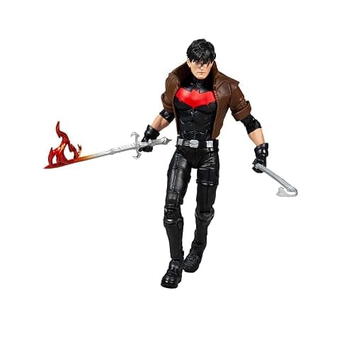 McFarlane DC Multiverse | 7 inch Action Figure | RED Hood Unmasked (Gold Label), 15170-1 | DC Multiverse Comic Series 7 Inch Action Figure Exclusive - Red Hood Unmasked Gold - Image 1