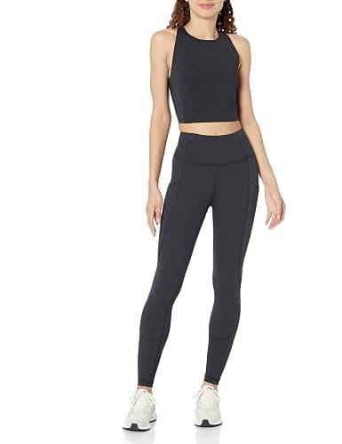 Amazon Essentials Women's Active Sculpt Workout High Rise Full Length Leggings with Pockets (Available in Plus Size) thumbnail 4