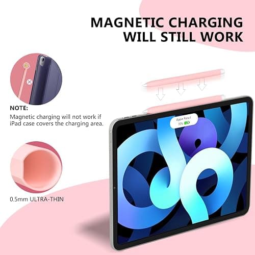 Silicone Case Compatible with Apple Pencil 2nd Generation, Pro - Cute Protective Cover Compatible with Apple Pen 2, Pencil Sleeve for ipad Pencil 2nd Gen, Shockproof Skin Accessories for iPad Pen thumbnail 6
