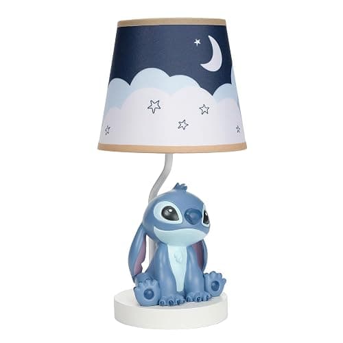 Disney Stitch Hand-Painted 3D Sculpted Nursery Lamp and Shade thumbnail 3