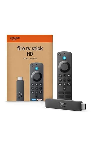 Amazon Fire TV Stick HD (newest model), free & live TV, Alexa Voice Remote, powered by the TV, our most portable Fire TV Stick - Image 1
