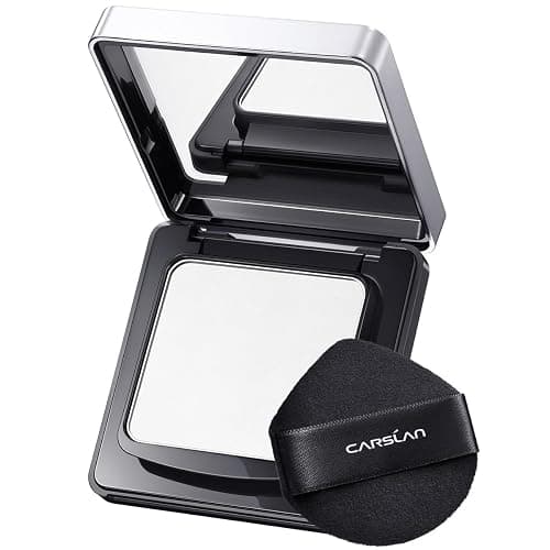 CARSLAN Waterproof Face Pressed Powder Compact, 24H Longlasting Oil Control Pressed Setting Powder Talc-Free Makeup, Shine Free, Poreless, Smooth, 02 for oily skin (0.28Oz) - Image 1