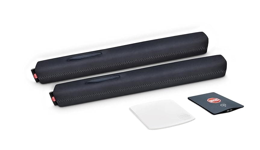 Drop Stop - The Original Patented Car Seat Gap Filler (As Seen On Shark Tank) - Between Seats Console Organizer, Set of 2 and Slide Free Pad and Light thumbnail 4