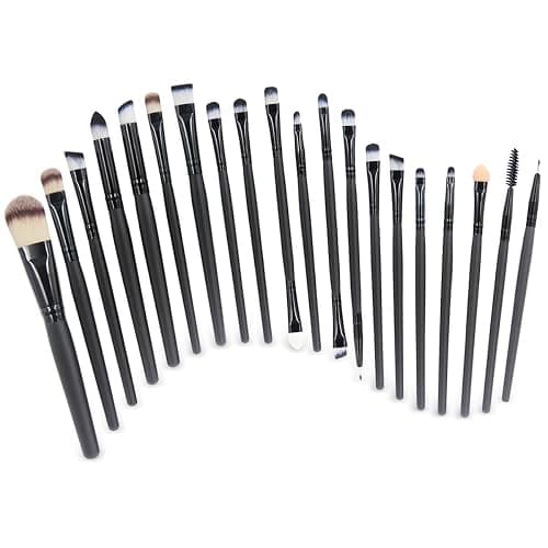 EmaxDesign 20 Pieces Makeup Brush Set Professional Face Eye Shadow Eyeliner Foundation Blush Lip Makeup Brushes Powder Liquid Cream Cosmetics Blending Brush Tool thumbnail 7