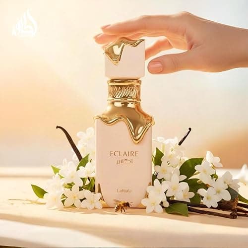 Lattafa Eclaire - Vanilla, Caramel, Sweet, Floral - Eau de Parfum Long-Lasting Fragrance for Women, 3.40 Ounce / 100 ml | Long-Lasting Fragrance, 3.40 Ounce, 100 ml thumbnail 5