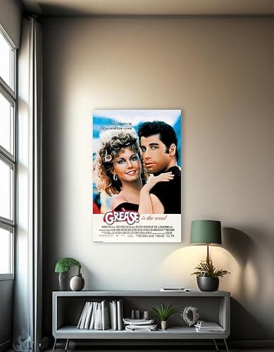 BUY ART FOR LESS Officially Licensed Grease The Movie Advertising 24 X 36 Inch Poster - Decorative Print - Poster Paper - Ready to Frame thumbnail 2