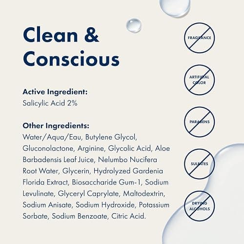 Hero Cosmetics Pore Release Blackhead Clearing Solution, Exfoliating 2% Salicylic Acid Toner Featuring AHA and PHA, Blackhead Remover Toner, 100 ml thumbnail 6