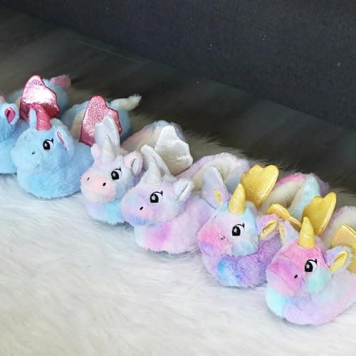 Aopuro Cute Women Penguin Animal Slippers Fluffy Warm Plush House Shoes Novelty Soft Slippers Cartoon Gifts for Birthday Christmas thumbnail 2