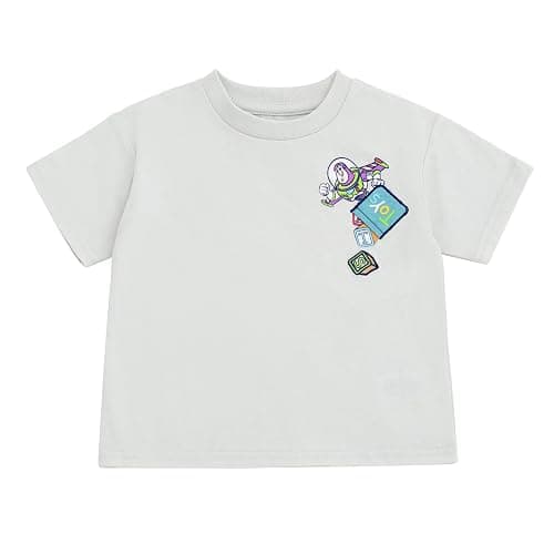 Disney Boys' 2-Piece T-Shirt and French Terry Shorts Set for Baby & Kids | Crewneck T-Shirt, Soft French Terry Shorts, Comfortable Elastic Waistband, Easy Pull-On Styling thumbnail 6