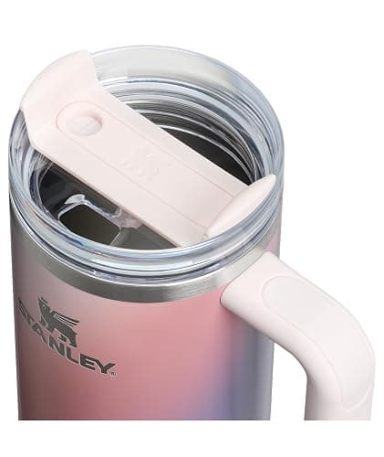STANLEY Quencher H2.0 Tumbler with Handle and Straw 30 oz | Flowstate 3-Position Lid | Cup Holder Compatible for Travel | Insulated Stainless Steel Cup | BPA-Free | Dawn Spiral thumbnail 3