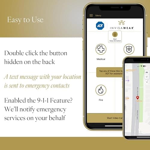 invisawear Smart Jewelry - Personal Safety Device - Keychain thumbnail 6