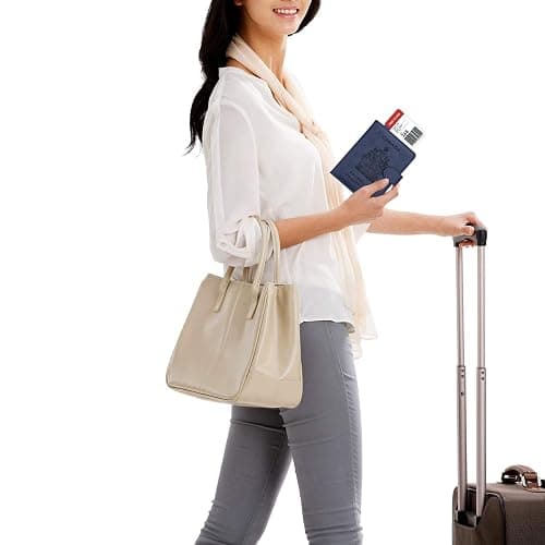 WALNEW RFID Blocking Passport Holder Travel Wallet Cover Case thumbnail 9