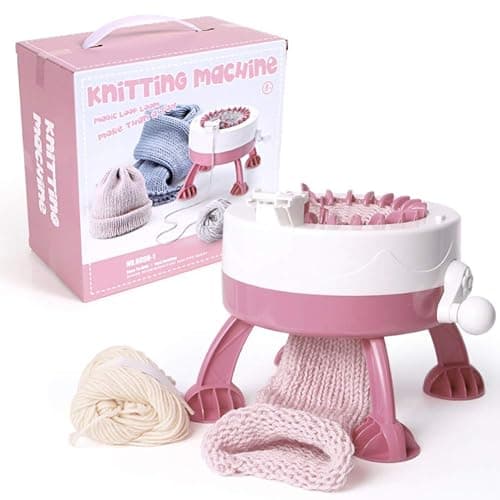 Smart Weaving Knitting Machine - 22 Needles Rotating Double Loom Board for Adults and Kids - Image 1