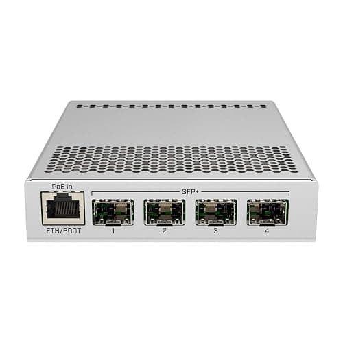 MikroTik CRS305-1G-4S+in Network Switch Managed Gigabit Ethernet (10/100/1000) Ethernet Power (PoE) White thumbnail 2