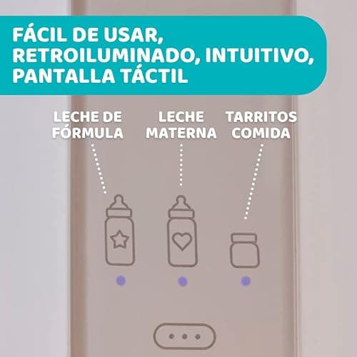 Chicco Calienta Biberones Doméstico, Calentador de Biberones con 2 Programas y Apagado Automático, Calienta a la Temperatura Ideal – Calentador de Alimentos para Bebés, Apto para Tarros, Blanco thumbnail 7